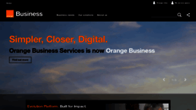 What Orange-business.com website looked like in 2023 (1 year ago)