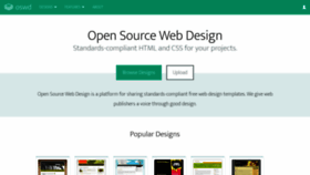 What Oswd.org website looked like in 2023 (2 years ago)