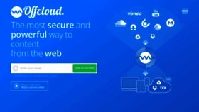 What Offcloud.com website looked like in 2023 (1 year ago)