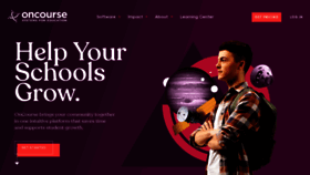 What Oncoursesystems.com website looked like in 2023 (1 year ago)
