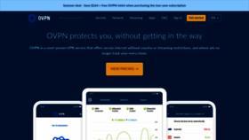 What Ovpn.com website looked like in 2023 (1 year ago)
