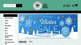 What Oldtowntequila.com website looked like in 2023 (2 years ago)