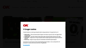 What Ok.dk website looked like in 2023 (1 year ago)