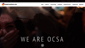 What Ocsarts.net website looked like in 2023 (1 year ago)