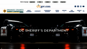 What Ocsd.org website looked like in 2023 (1 year ago)