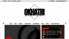What Okhatrimaza.net website looked like in 2023 (1 year ago)