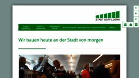 What Ostfildern.de website looked like in 2023 (1 year ago)