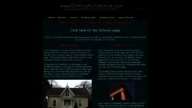 What Ontarioarchitecture.com website looked like in 2023 (1 year ago)