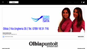 What Olbia.it website looked like in 2023 (1 year ago)
