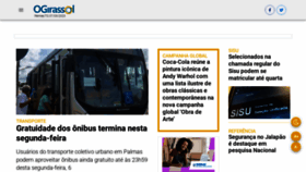 What Ogirassol.com.br website looked like in 2023 (1 year ago)