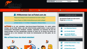 What Osticket.com.de website looked like in 2023 (1 year ago)