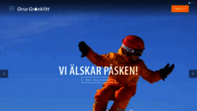 What Orsagronklitt.se website looked like in 2023 (1 year ago)