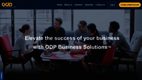 What Odpbusiness.com website looked like in 2023 (1 year ago)