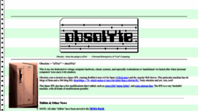 What Obsolyte.com website looked like in 2023 (1 year ago)