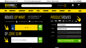 What Oliehandel.nl website looked like in 2023 (2 years ago)