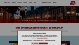 What Oberfranken.de website looked like in 2023 (1 year ago)