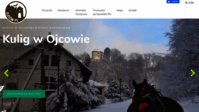 What Ojcow.pl website looked like in 2023 (2 years ago)