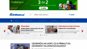 What Ordinace.cz website looked like in 2023 (1 year ago)