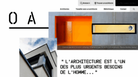 What Ordredesarchitectes.be website looked like in 2023 (2 years ago)