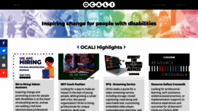 What Ocali.org website looked like in 2023 (1 year ago)