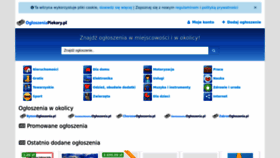 What Ogloszeniapiekary.pl website looked like in 2023 (1 year ago)