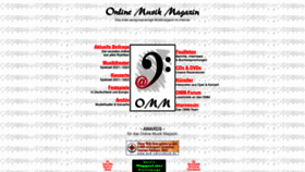 What Omm.de website looked like in 2023 (1 year ago)