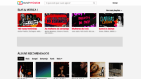 What Ouvirmusica.com.br website looked like in 2023 (1 year ago)