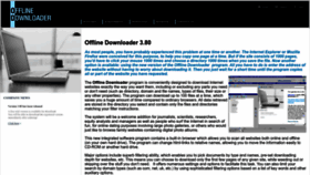 What Offlinedownloader.com website looked like in 2023 (1 year ago)