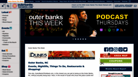 What Outerbanksthisweek.com website looked like in 2023 (1 year ago)