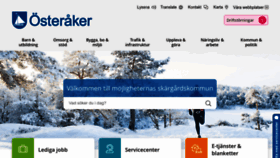 What Osteraker.se website looked like in 2023 (1 year ago)