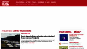 What Ostrowmaz24.pl website looked like in 2023 (1 year ago)