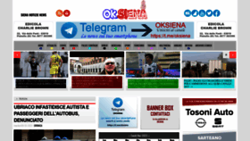 What Oksiena.it website looked like in 2023 (1 year ago)