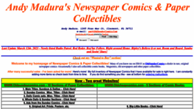 What Oldsundaycomics.com website looked like in 2023 (1 year ago)