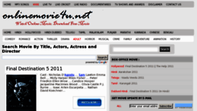 What Onlinemovie4u.net website looked like in 2011 (12 years ago)