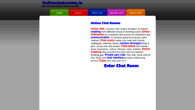 What Onlinechatrooms.in website looked like in 2023 (1 year ago)