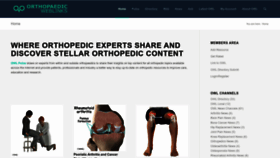 What Orthopaedicweblinks.com website looked like in 2023 (1 year ago)