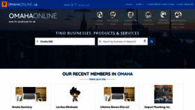 What Omahaonline.us website looked like in 2023 (This year)