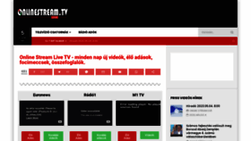 What Onlinestream.tv website looked like in 2023 (1 year ago)