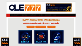 What Ole7777.net website looked like in 2023 (This year)