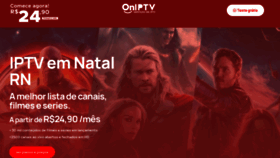 What Oniptv.com.br website looked like in 2023 (This year)