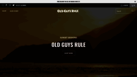 What Oldguysrule.co.uk website looked like in 2023 (This year)
