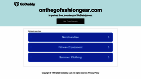 What Onthegofashiongear.com website looked like in 2023 (This year)