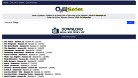 What O2tvseries2.com website looked like in 2023 (This year)