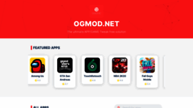 What Ogmod.net website looked like in 2023 (This year)