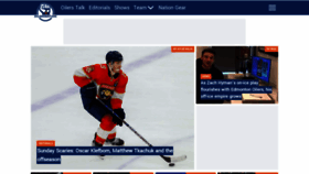 What Oilersnation.com website looked like in 2023 (This year)