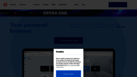 What Opr.as website looked like in 2023 (This year)