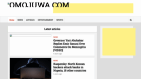 What Omojuwa.com website looked like in 2023 (This year)