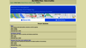 What Onepoliticalplaza.com website looked like in 2023 (This year)