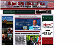 What Odessafile.com website looked like in 2023 (This year)