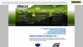 What Ondics.de website looked like in 2023 (This year)